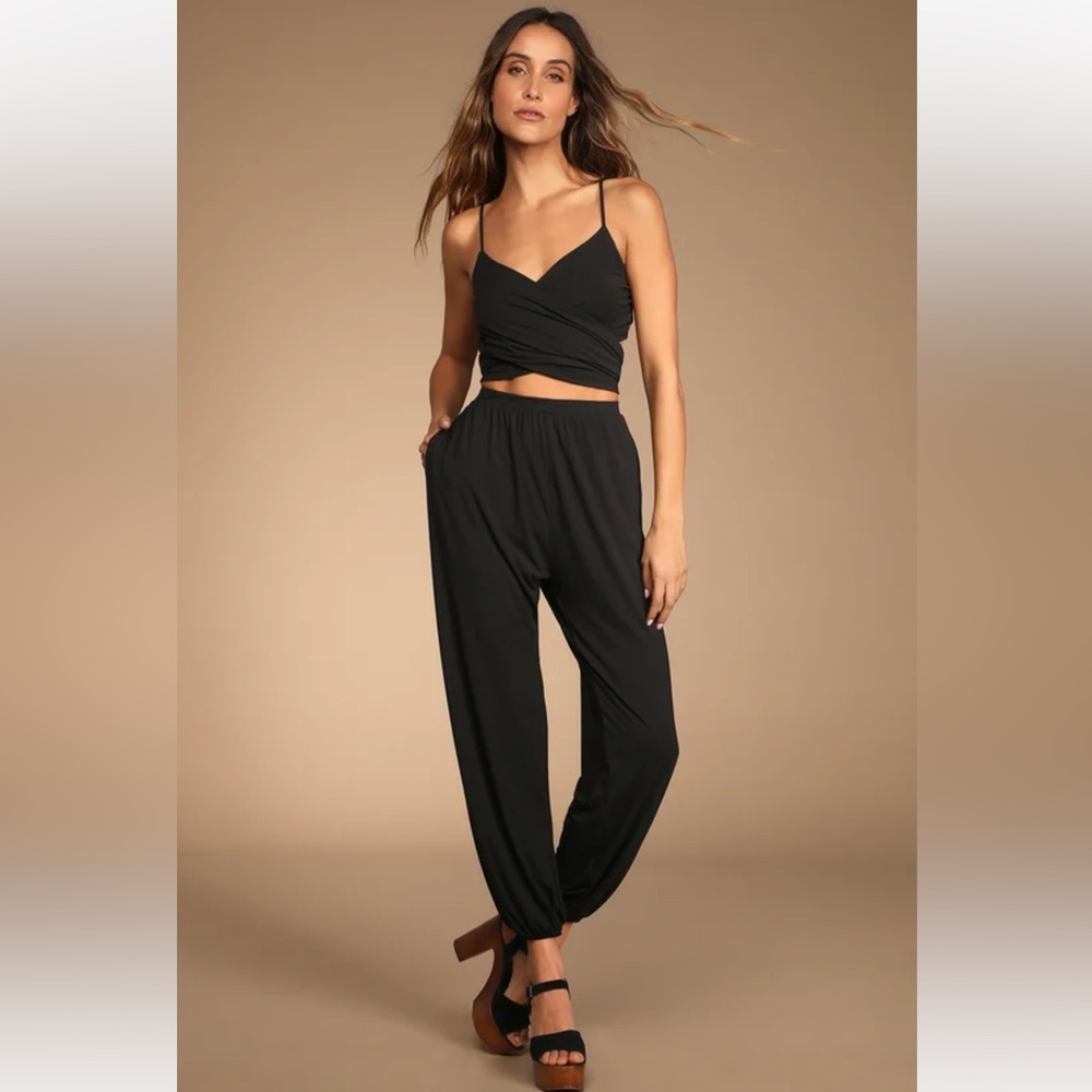 Elegant  Lulus Black Women's Jumpsuit